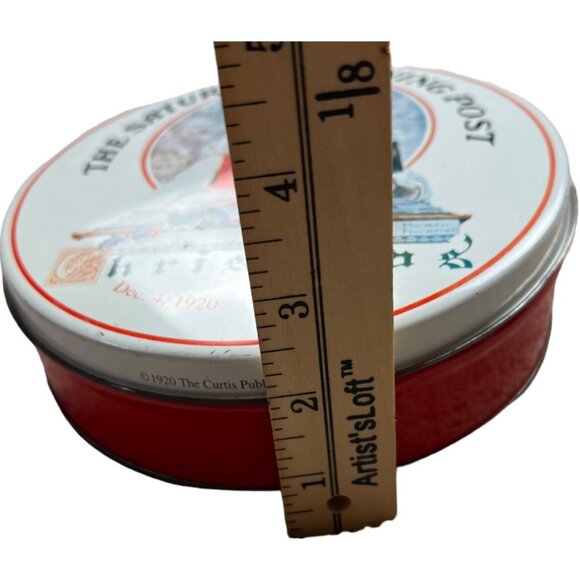 Saturday Evening Post Christmas Tin 1920 - Picture 5 of 6